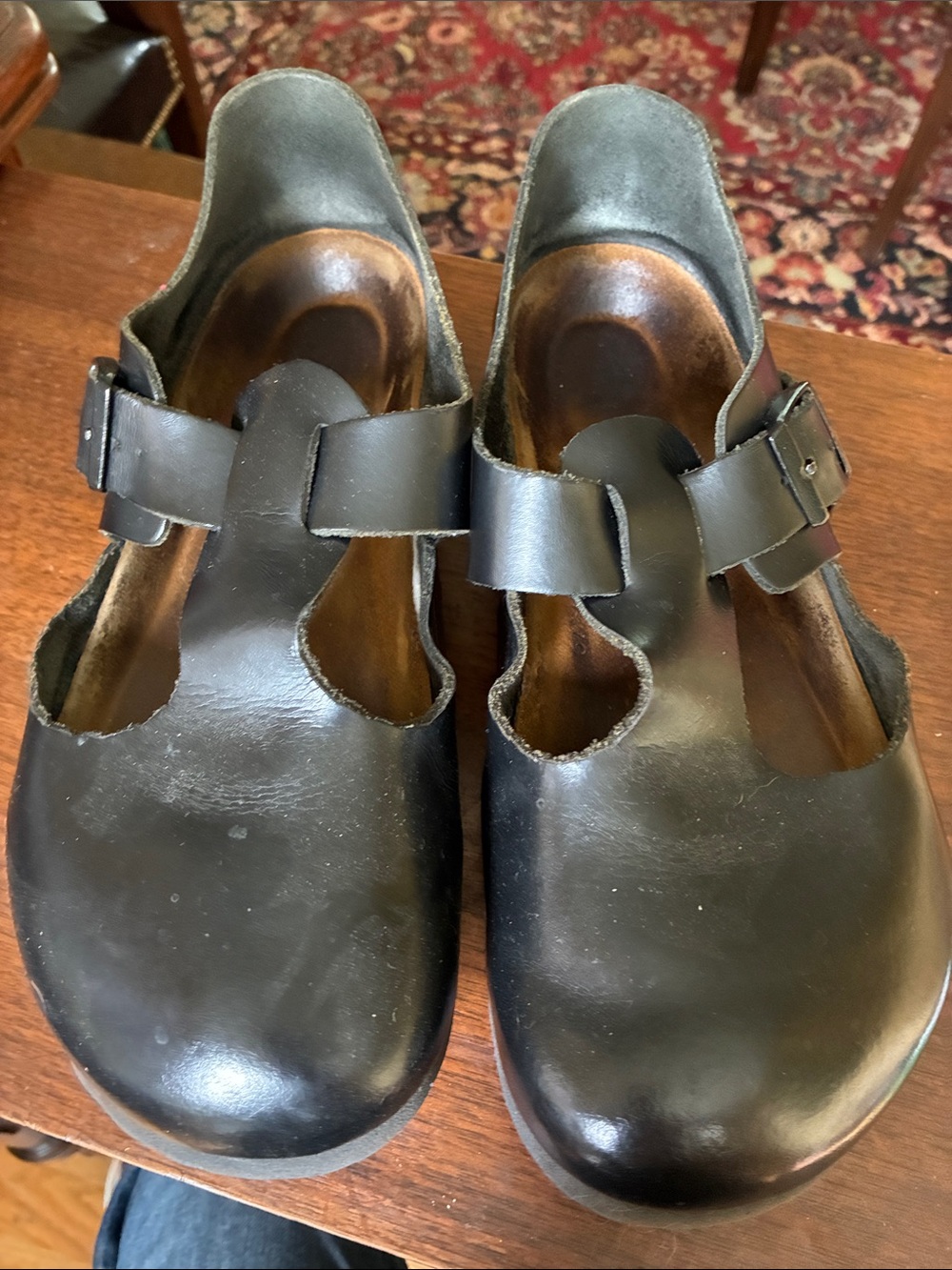 Birkenstock Paris Black Leather